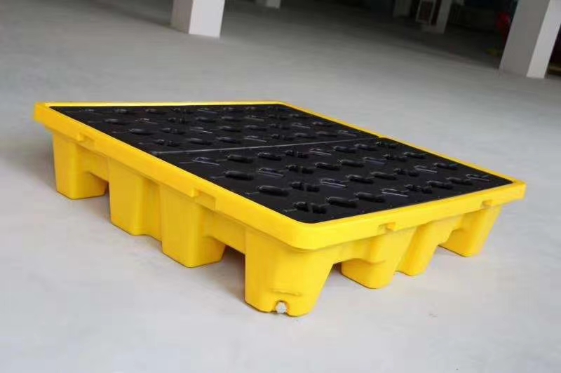 塑料防滲漏托盤化學桶防泄漏卡板油桶盛漏接油平臺防溢漏叉車棧板